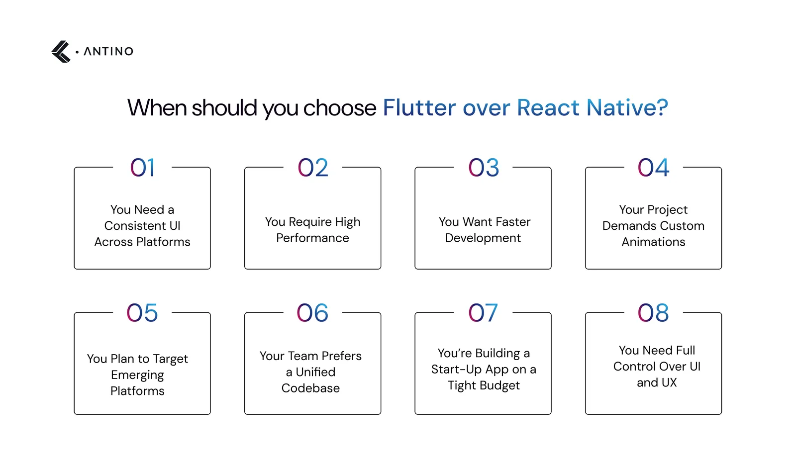 When should you choose Flutter over React Native?