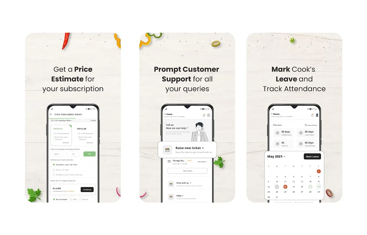 Our Client Chefkart’s App was built using Flutter