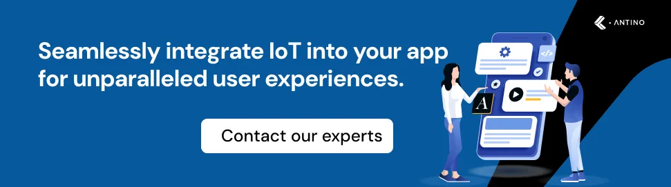 contact us for flutter iot develoment