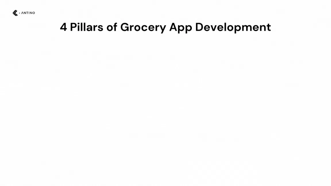 4 pillars of grocery app development