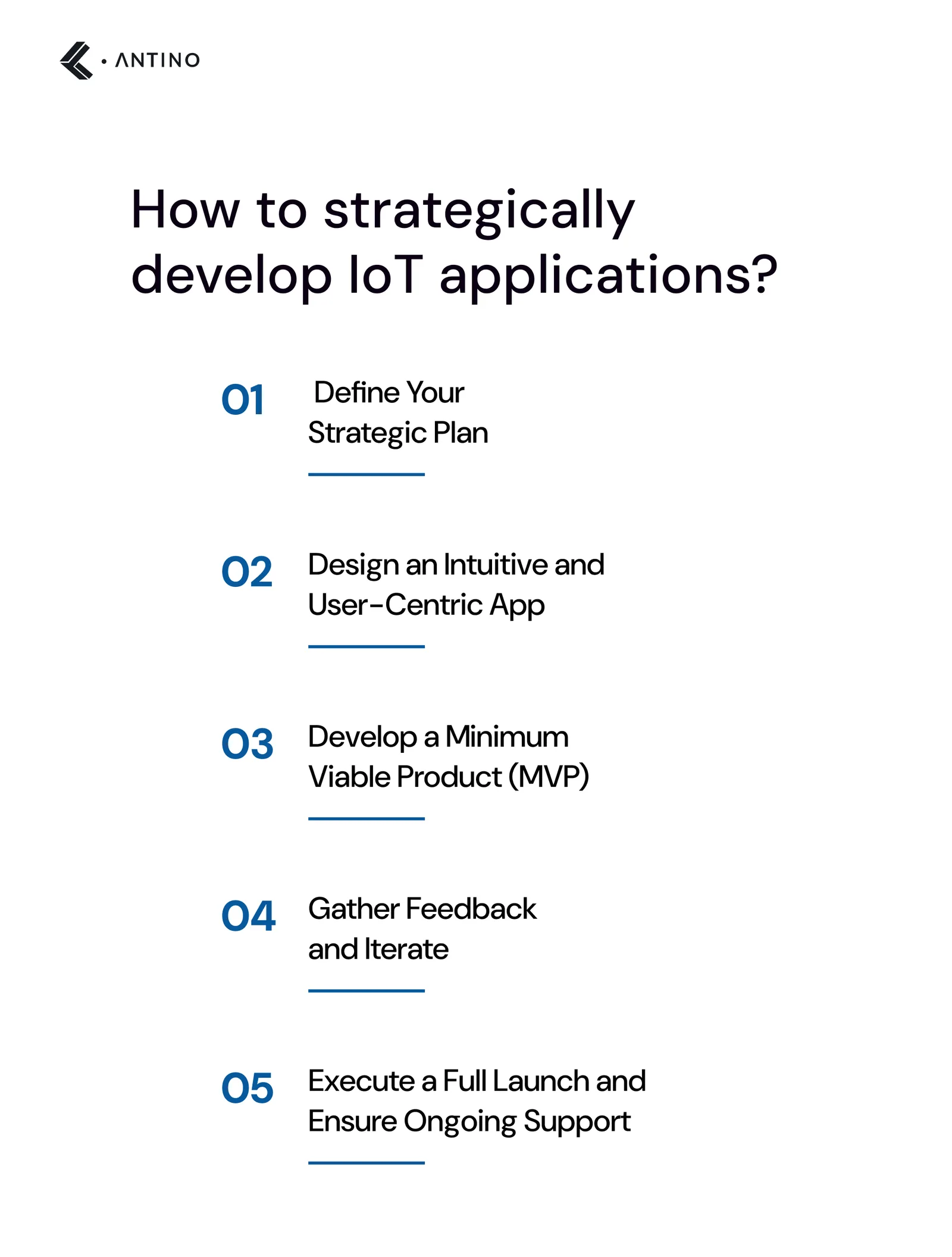 How to strategically develop IoT applications