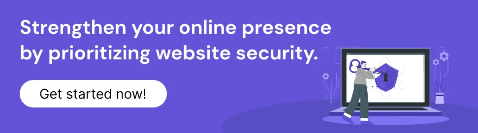 contact us for building a secured website