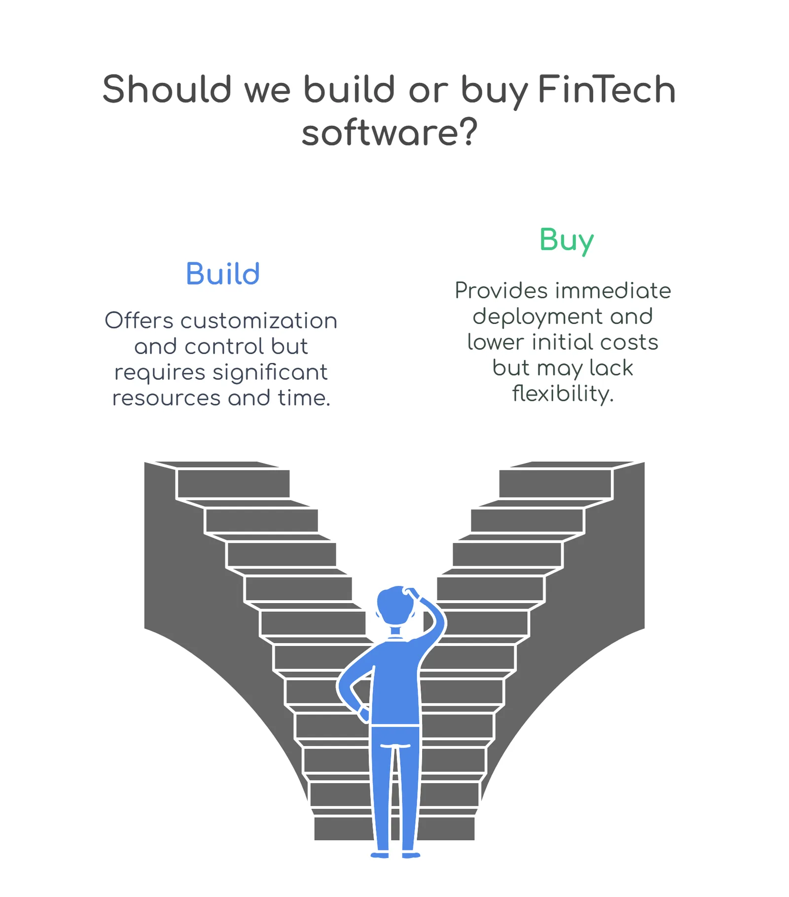 build or buy fintech software